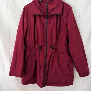 St. John's Bay Deep Red Utility Jacket